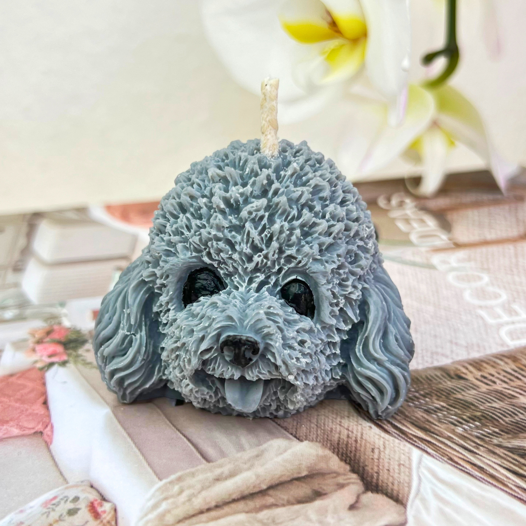 Dog-Shaped Candle