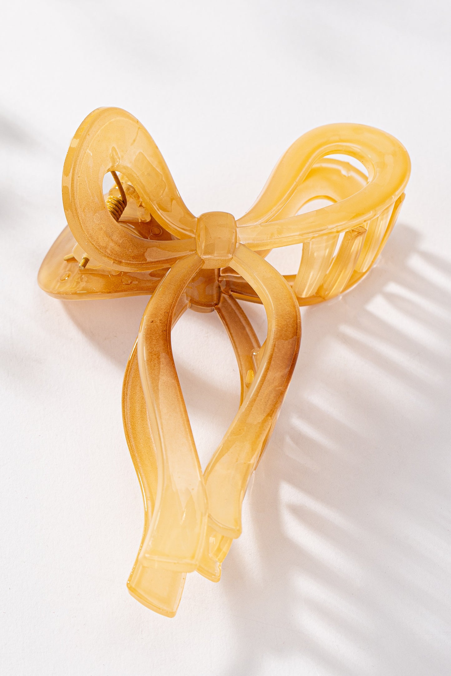Acrylic Bow Hair Claw Clip