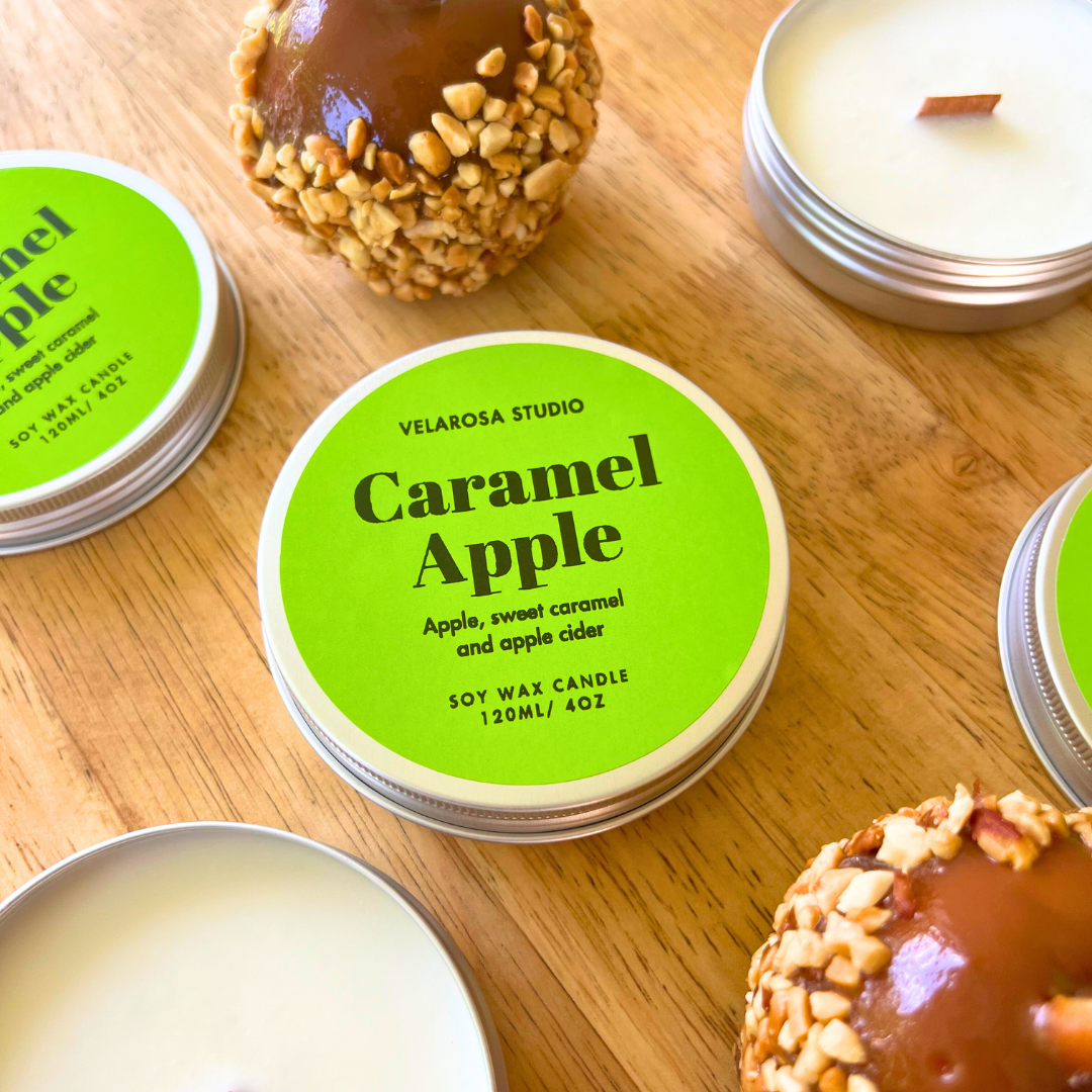 Caramel Apple Scented Candle