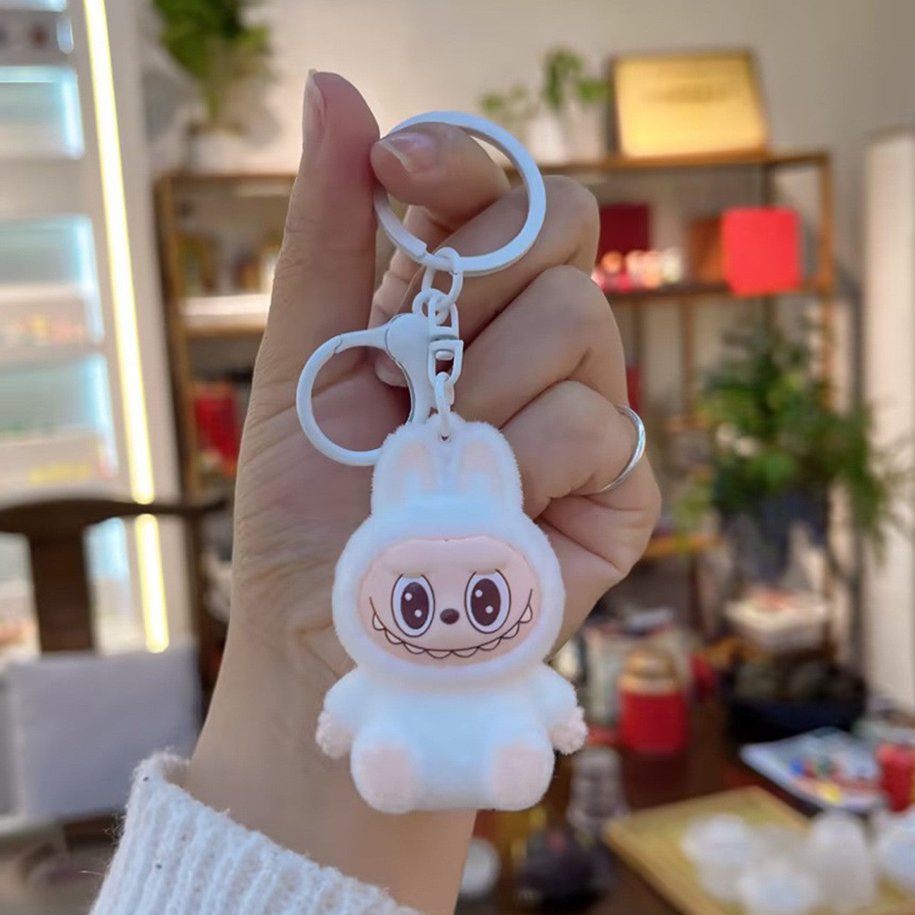 Labubu Plush Keychain & Bag Charm – Soft Collectible Toy Accessory