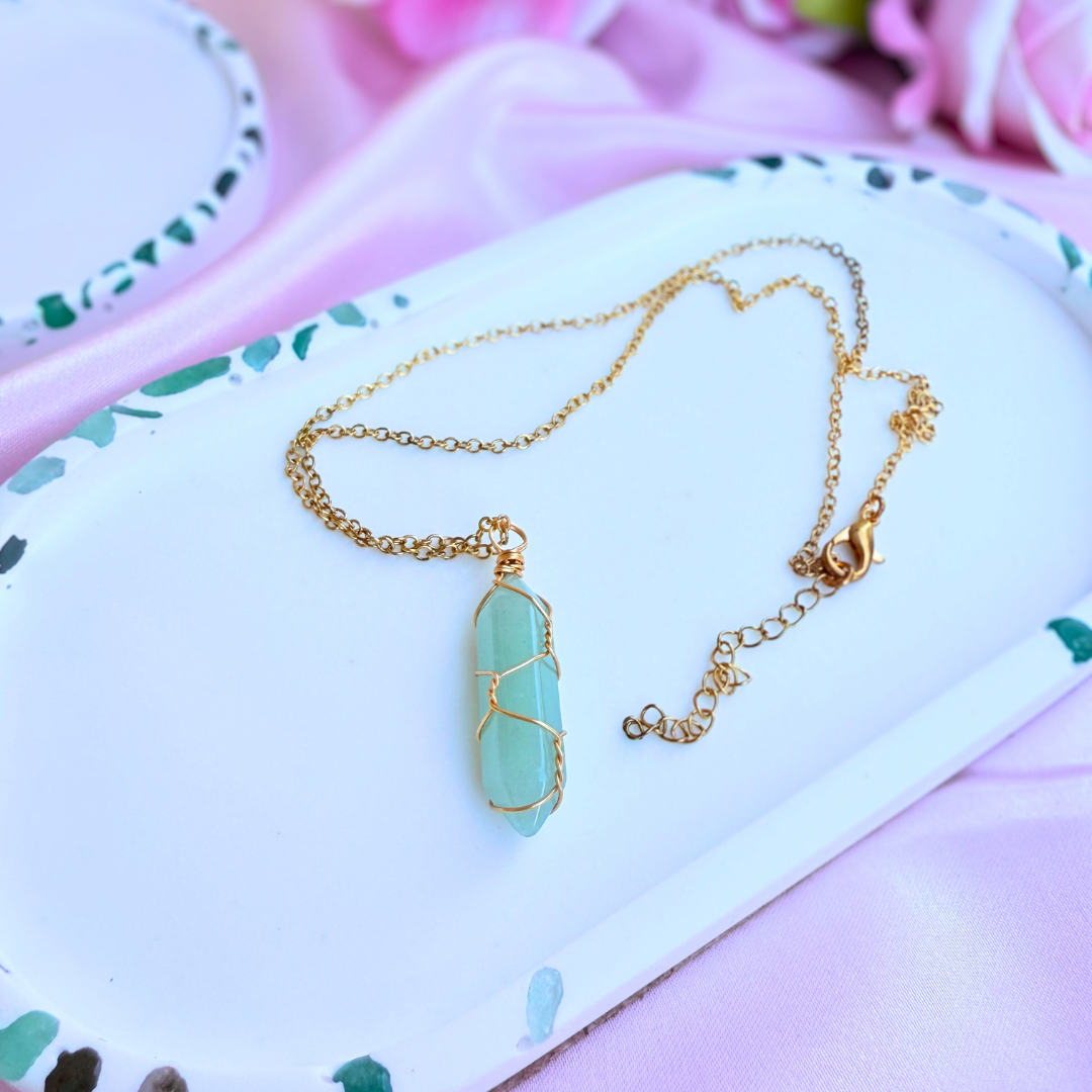 Green Aventurine Pendant Necklace
