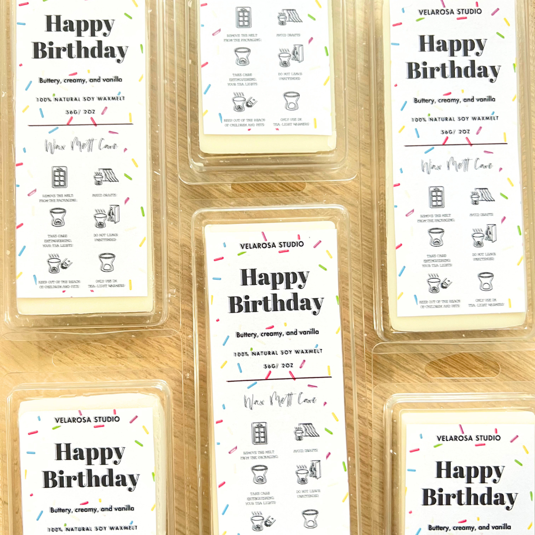 Happy Birthday Cake Wax Melt