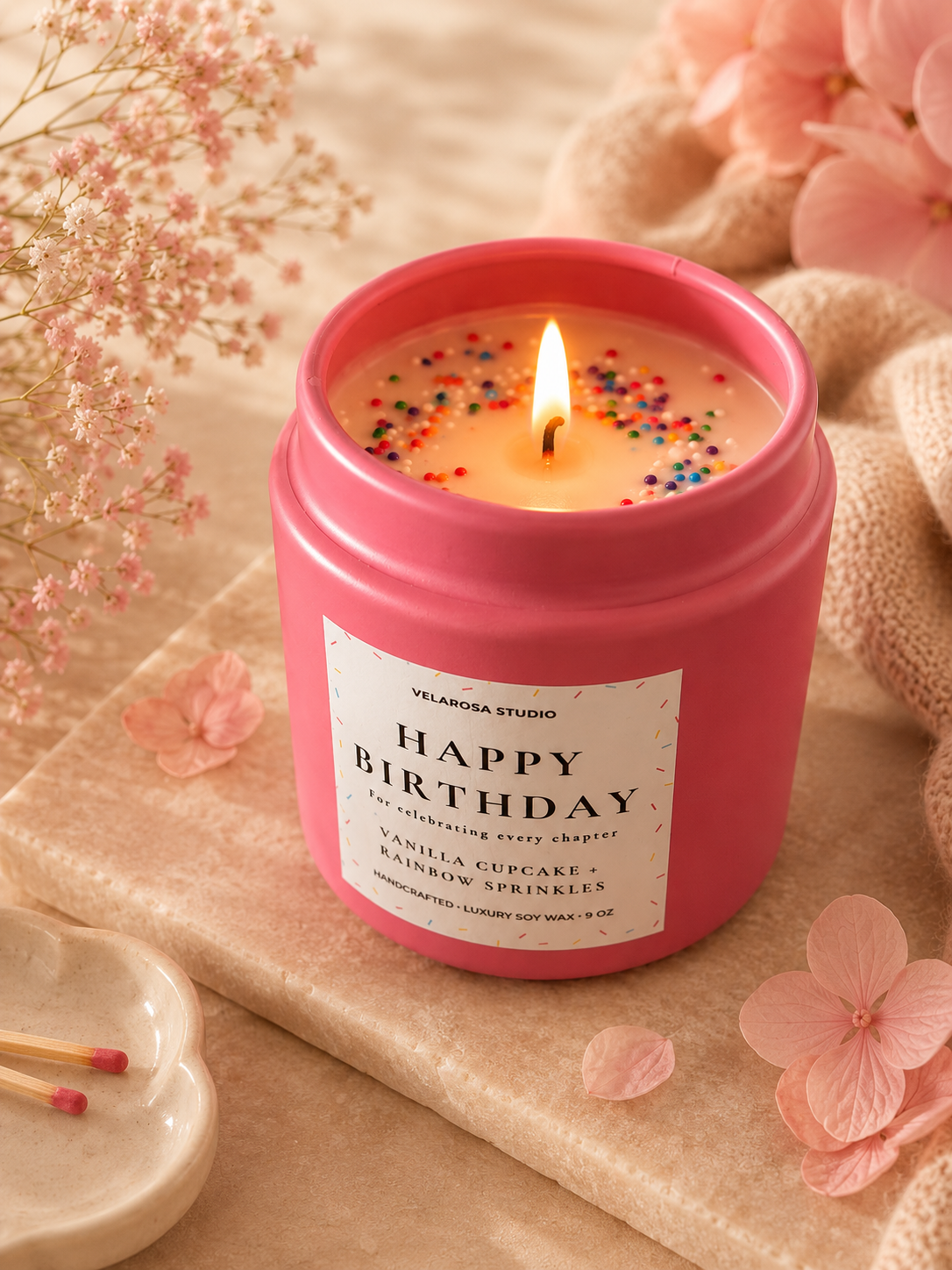 Happy Birthday – Luxury Soy Candle | 9 oz