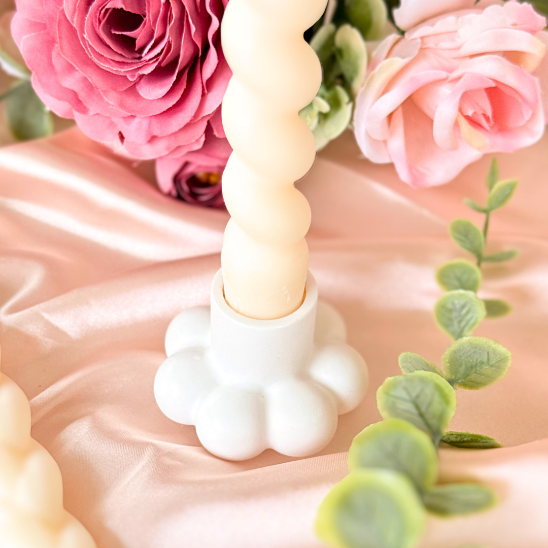 Flower Taper Candle Holder