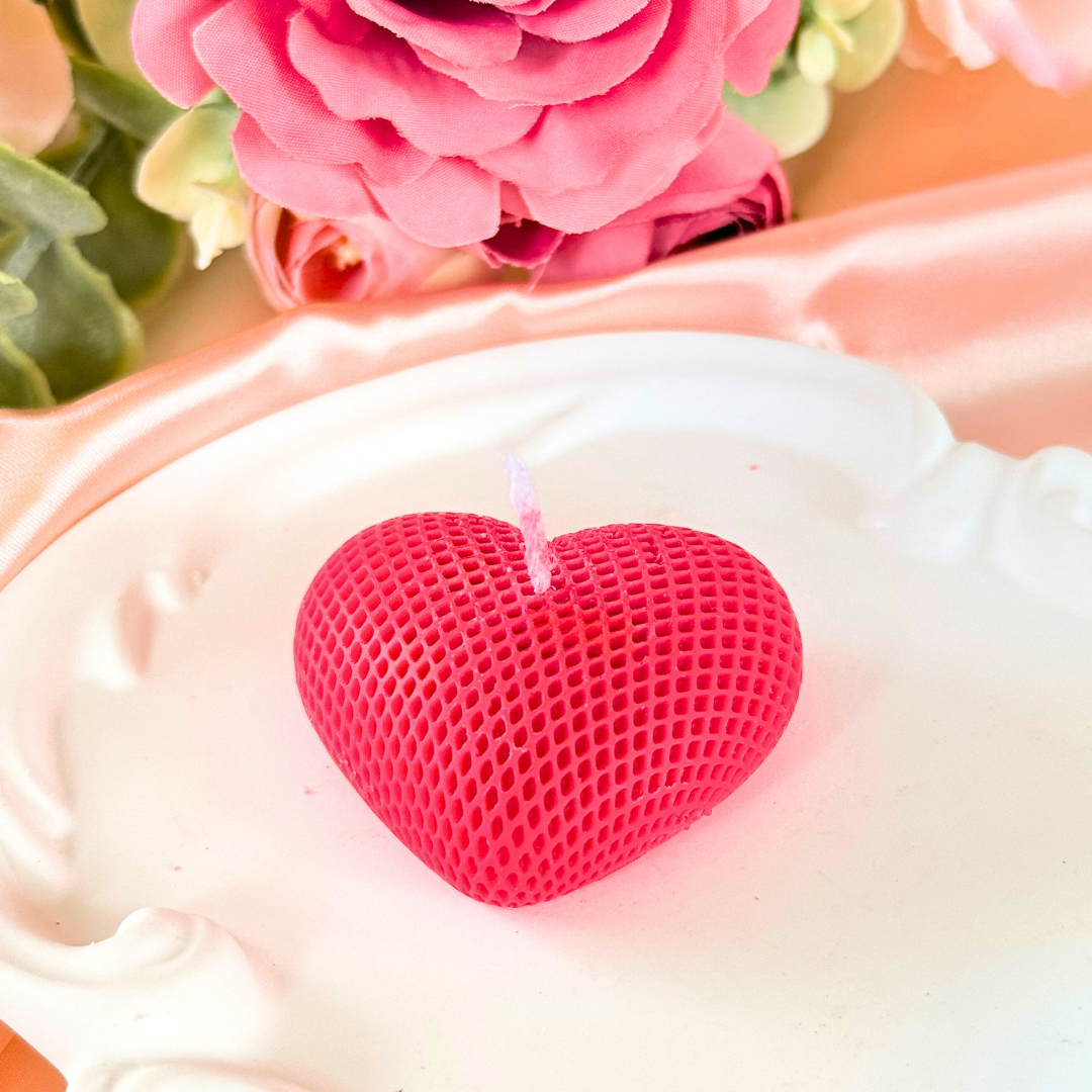 Mini Heart Candle