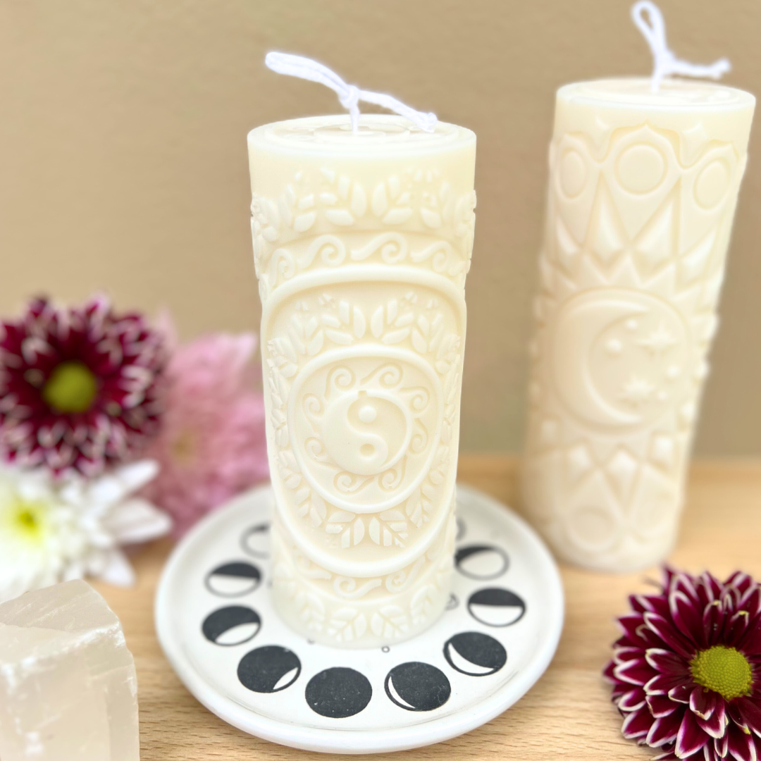 Manifesting Pillar Candles