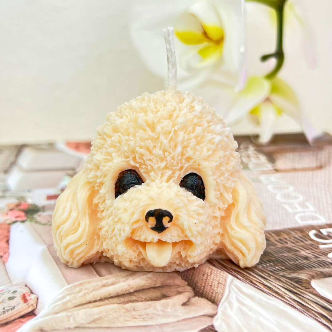 Dog-Shaped Candle