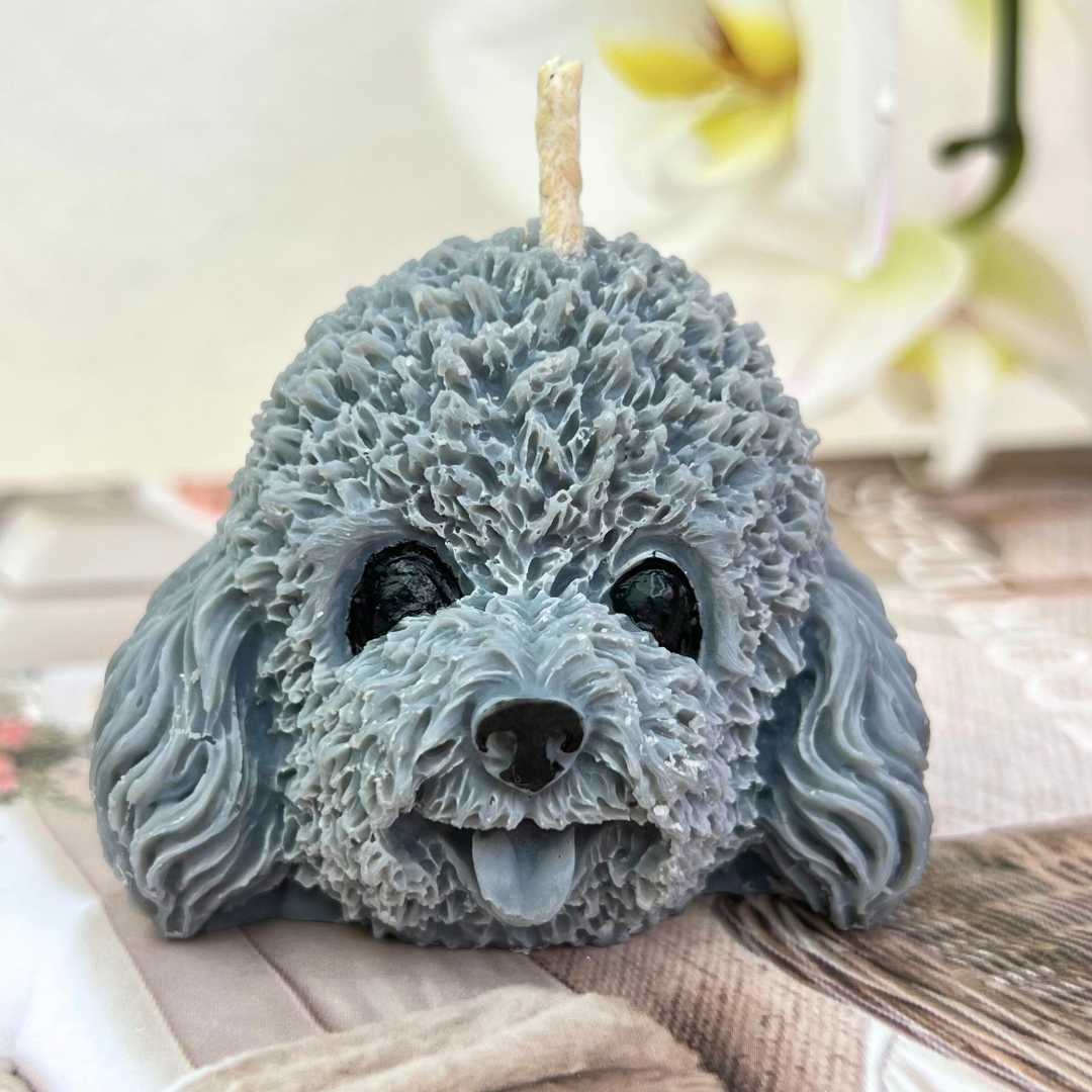 Dog-Shaped Candle