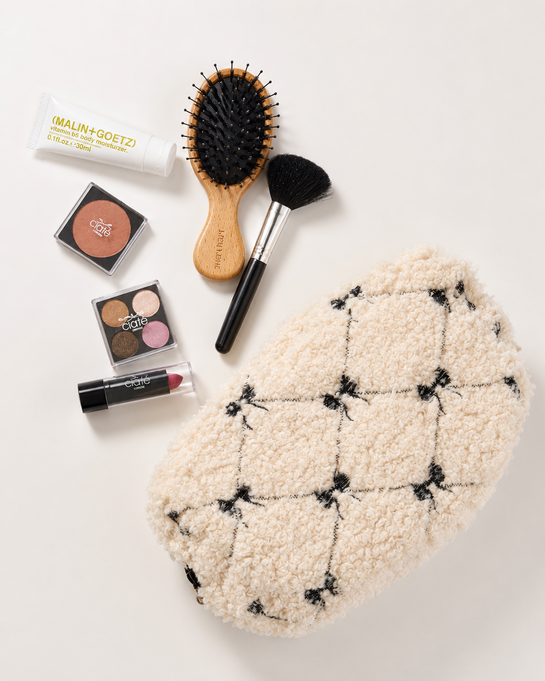 Bow Chic Cosmetic & Travel Organizer Pouch