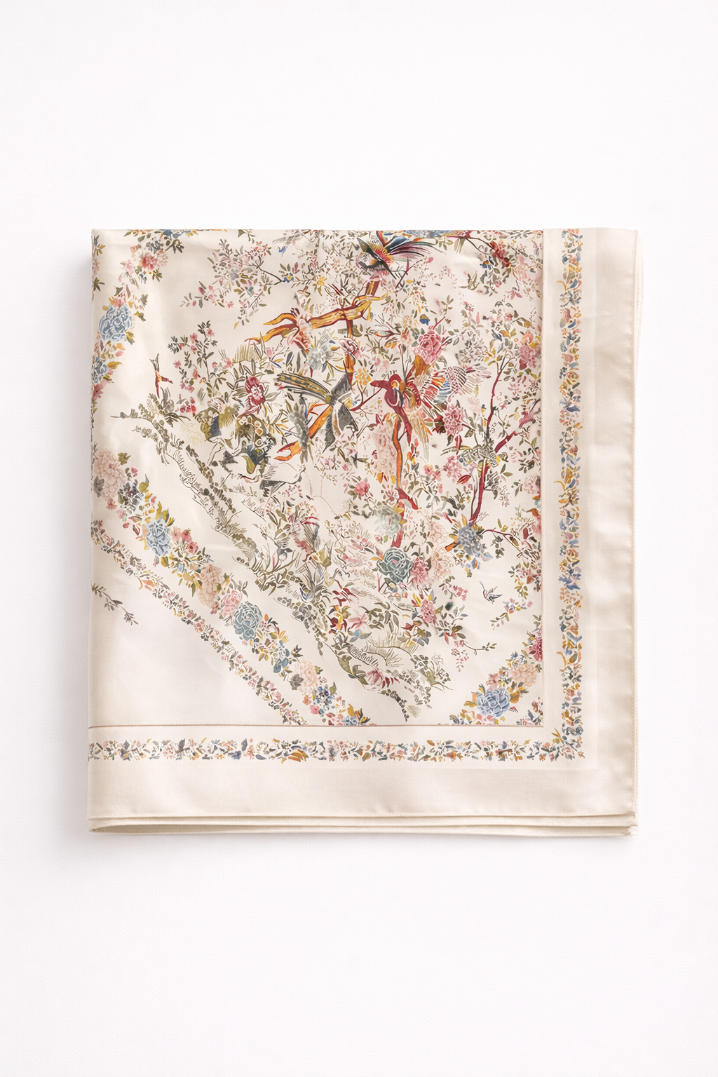 Botanical Paradise Silk Scarf