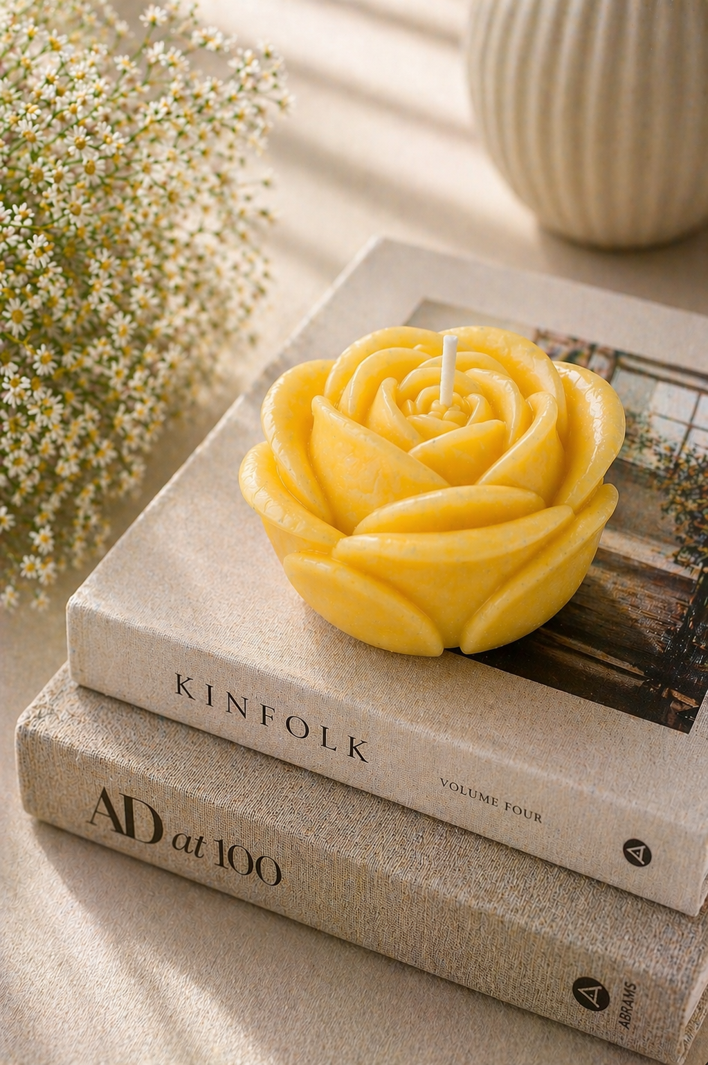 Blush Rose Soy Candle