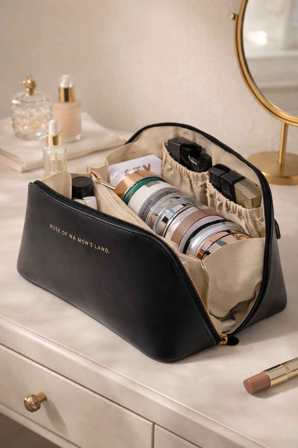 Luxe Travel Makeup Bag