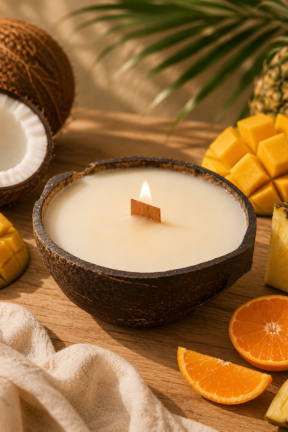 Island Escape Coconut Bowl Soy Candle