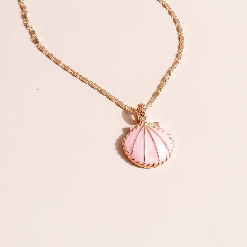 Ocean Treasure Shell Pendant Necklace