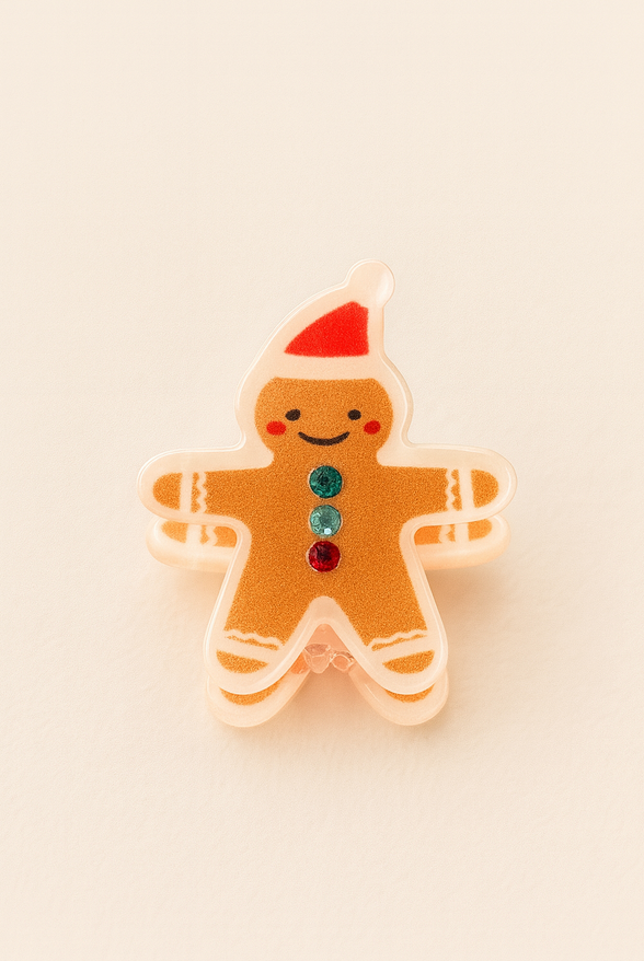 Holiday Sparkle Mini Clip Collection – Christmas Acrylic Hair Clips