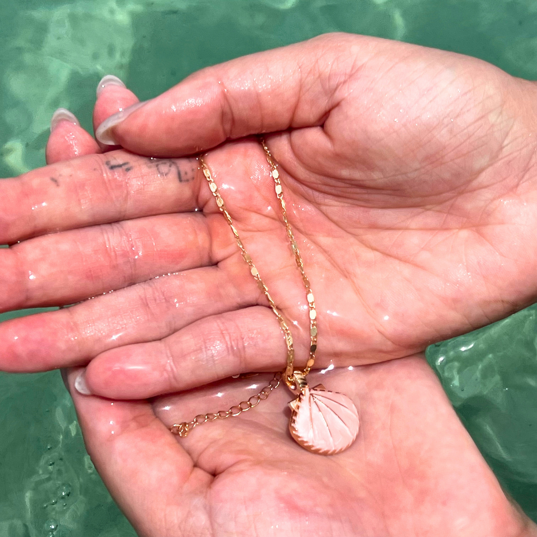 Ocean Treasure Shell Pendant Necklace