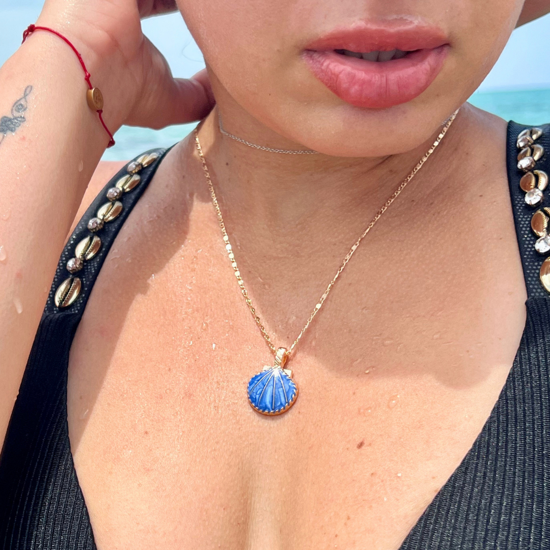 Ocean Treasure Shell Pendant Necklace