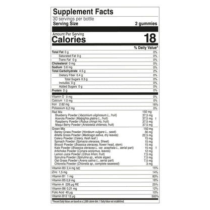 Nutriplus Gummies - Green & Berry by Farmasi – official product image 2