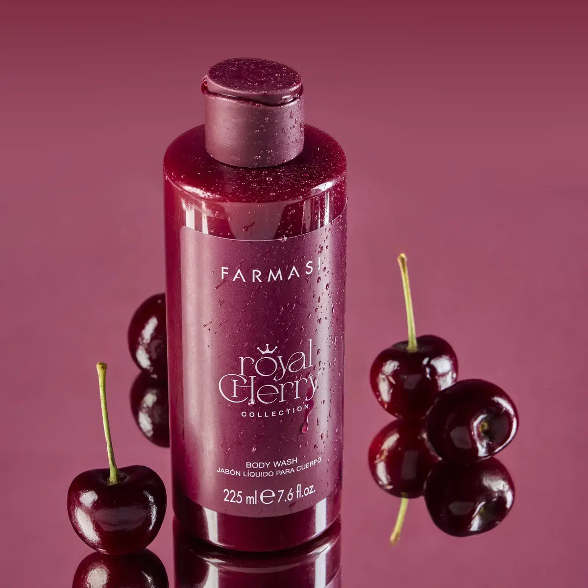 Royal Cherry Body Wash by Farmasi – official product image 3