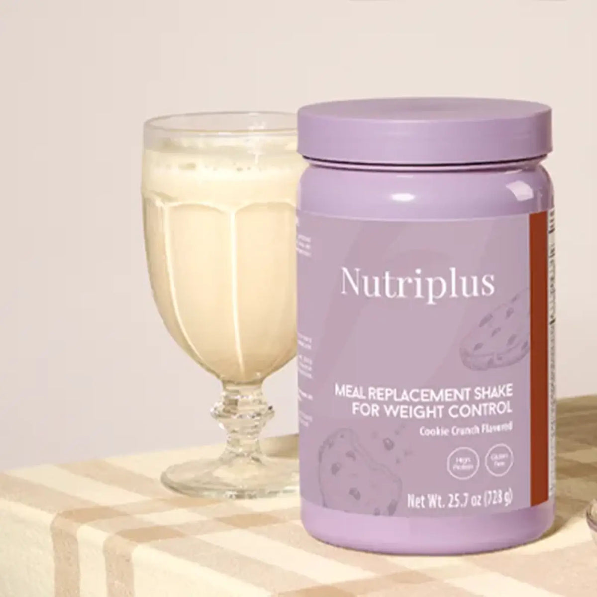 Nutriplus Shake - Cookie Crunch by Farmasi – official product image 2
