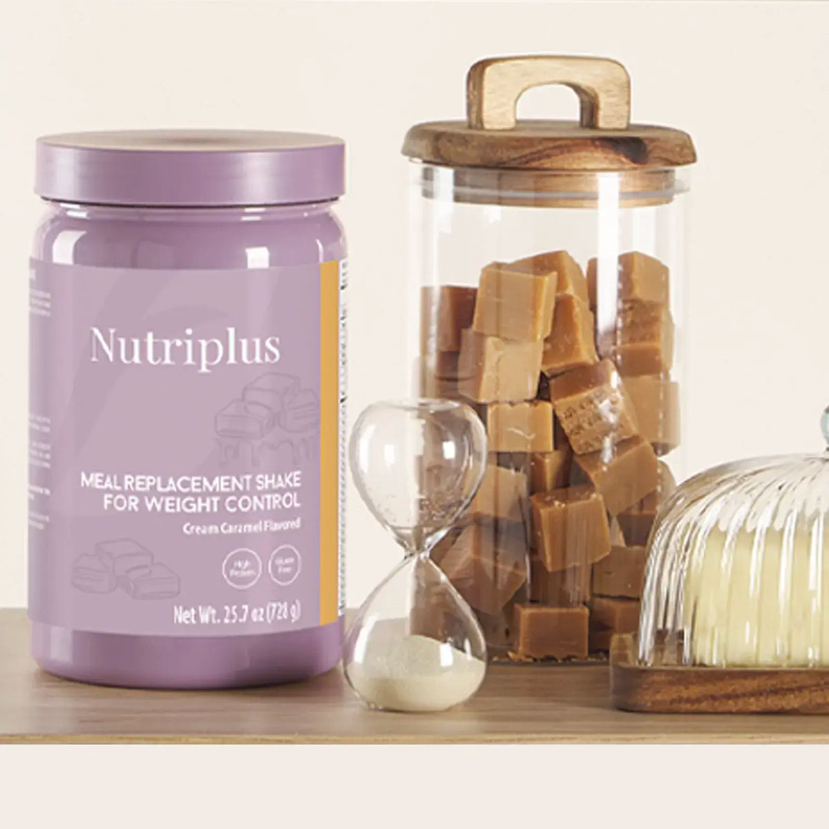 Nutriplus Shake - Cream Caramel by Farmasi – official product image 3