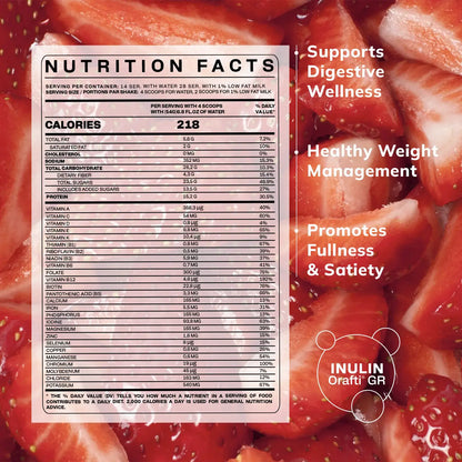 Nutriplus Shake Strawberry Supreme by Farmasi – official product image 2