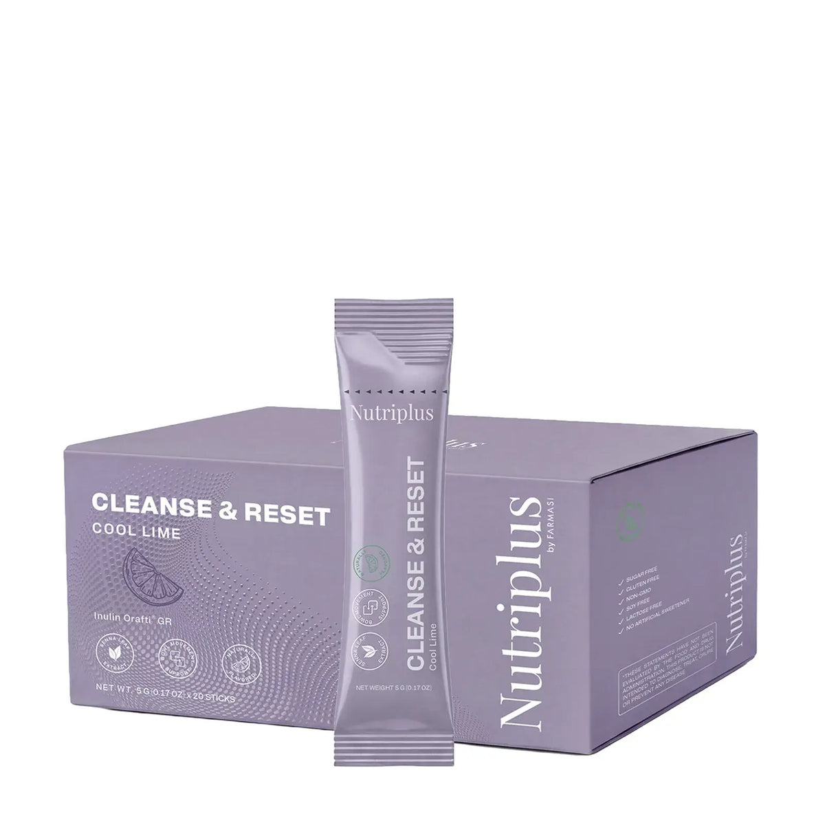 Nutriplus Cleanse & Reset Cool Lime by Farmasi – official product image 1