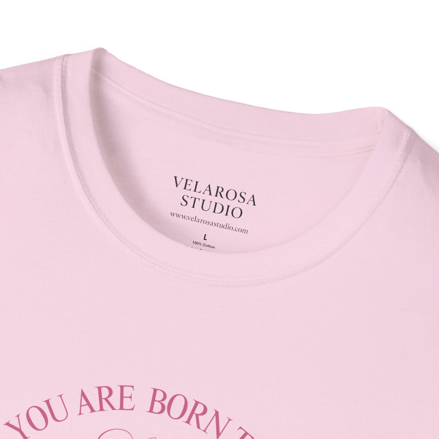 Pink Bow Aesthetic Unisex T-Shirt – You Are Born to Be Loved Tee
