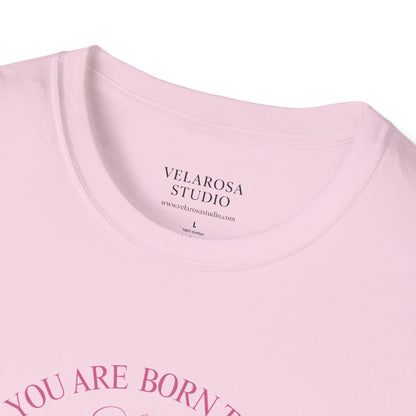Pink Bow Aesthetic Unisex T-Shirt – You Are Born to Be Loved Tee