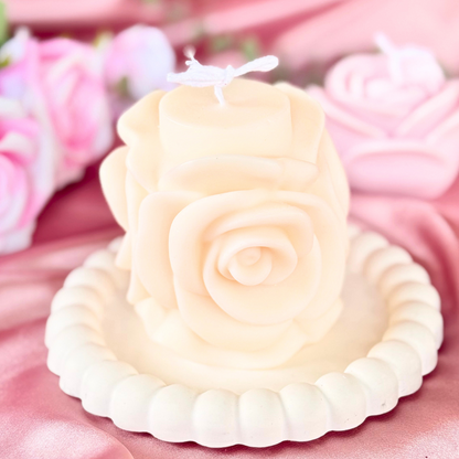 Pillar Rose Candle