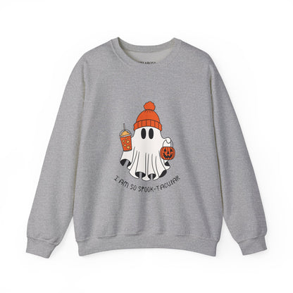 Spooky Ghost Halloween Sweatshirt - I am so Spook-tacular