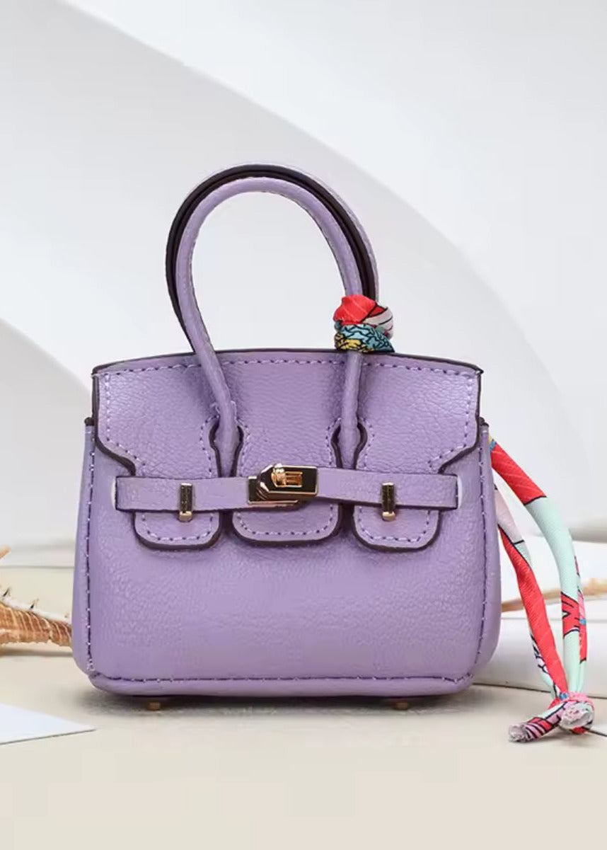 Mini Luxury Tote Bag Charm – Designer Inspired Key Holder