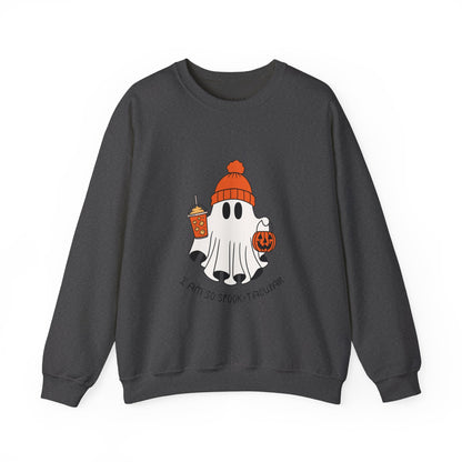 Spooky Ghost Halloween Sweatshirt - I am so Spook-tacular