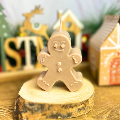 Gingerbread Man Soy Candle