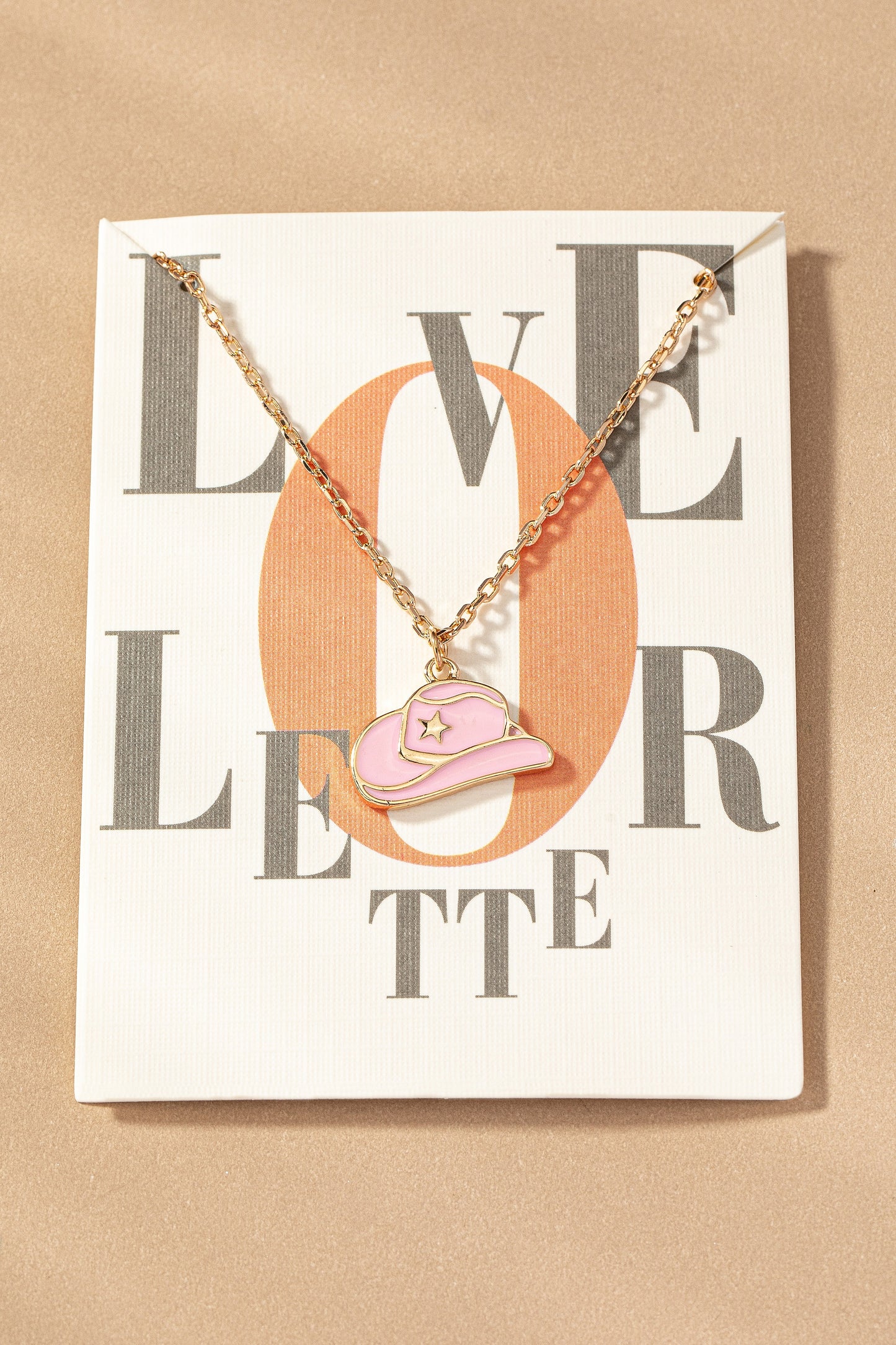 Cowboy Hat Pendant Necklace