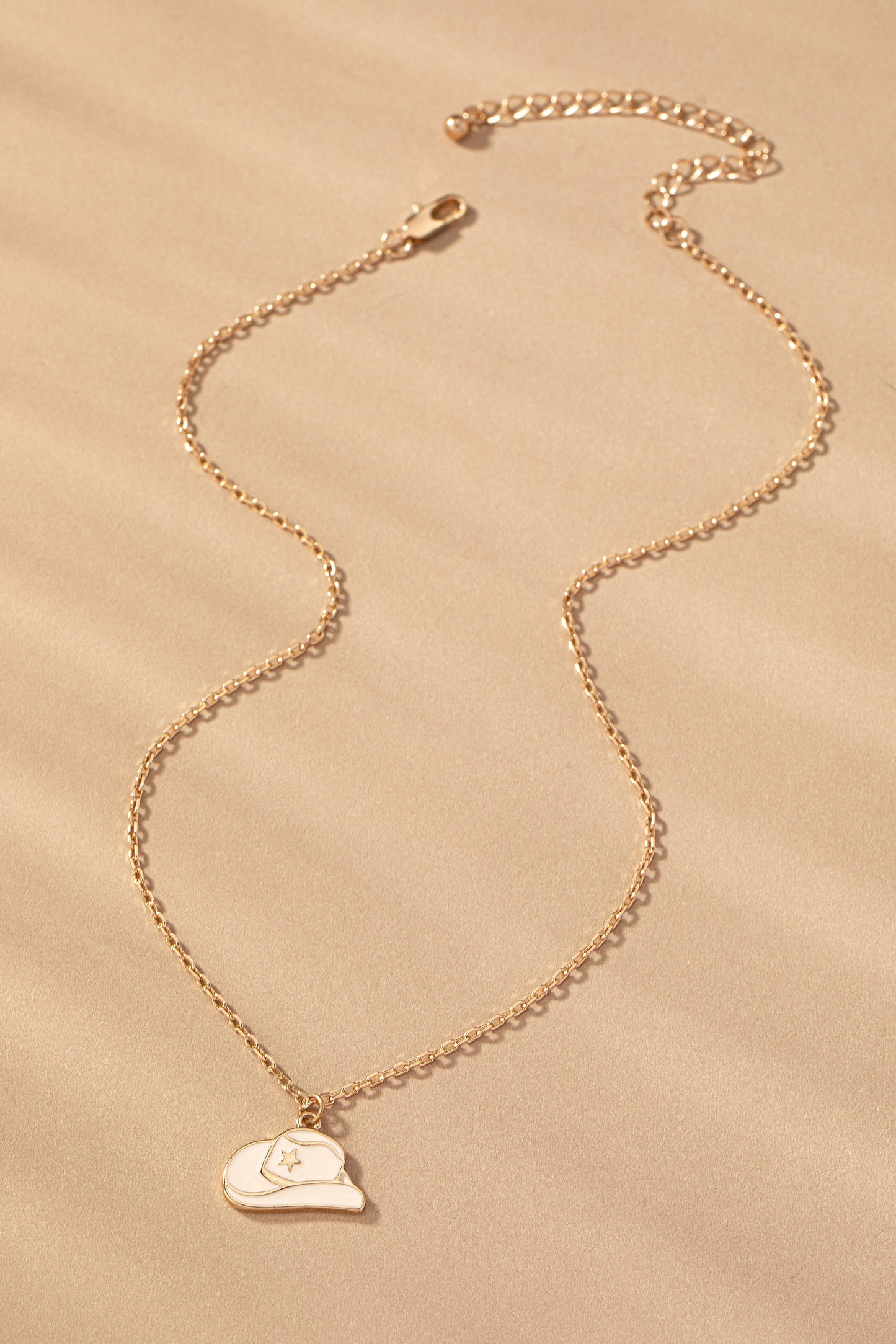 Cowboy Hat Pendant Necklace