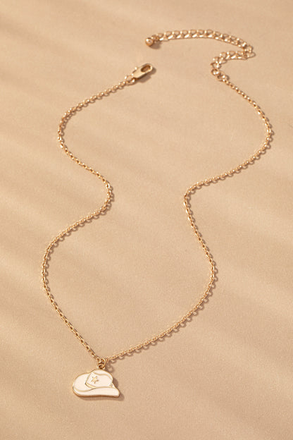 Cowboy Hat Pendant Necklace