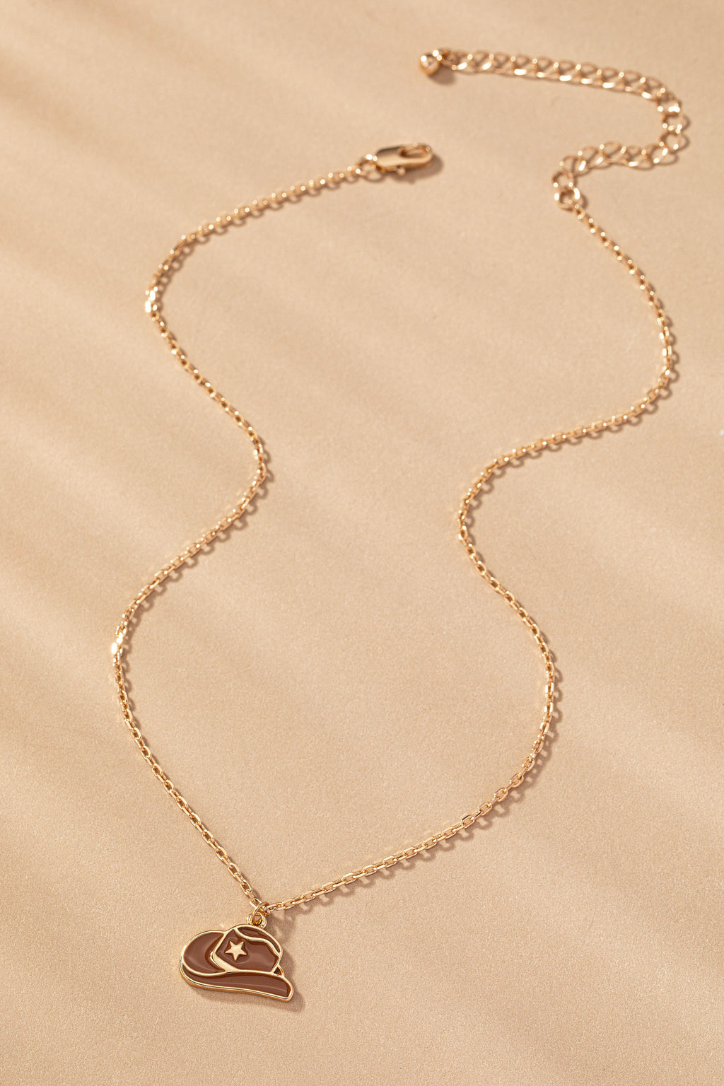 Cowboy Hat Pendant Necklace