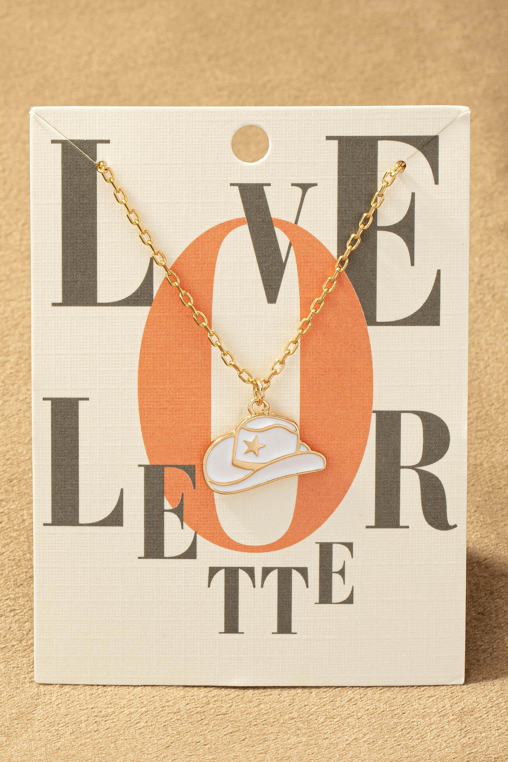 Cowboy Hat Pendant Necklace