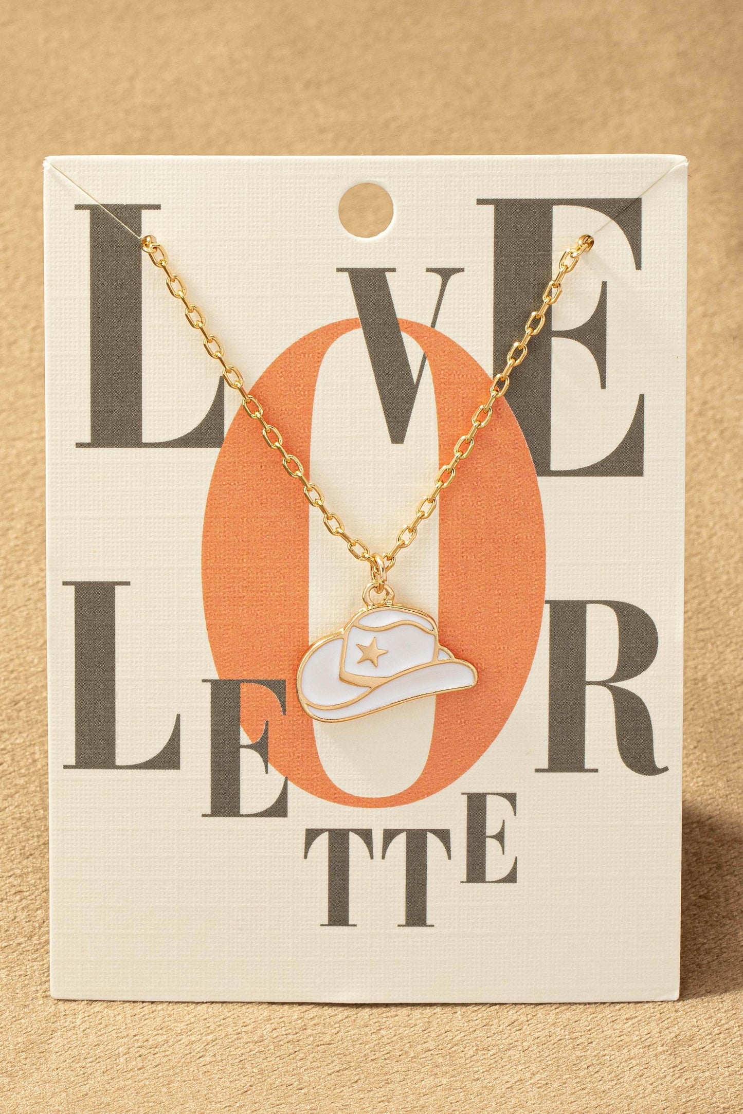 Cowboy Hat Pendant Necklace