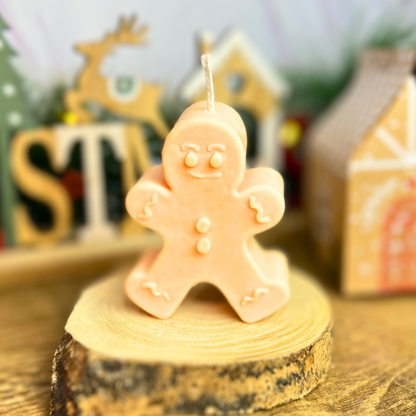 Gingerbread Man Soy Candle