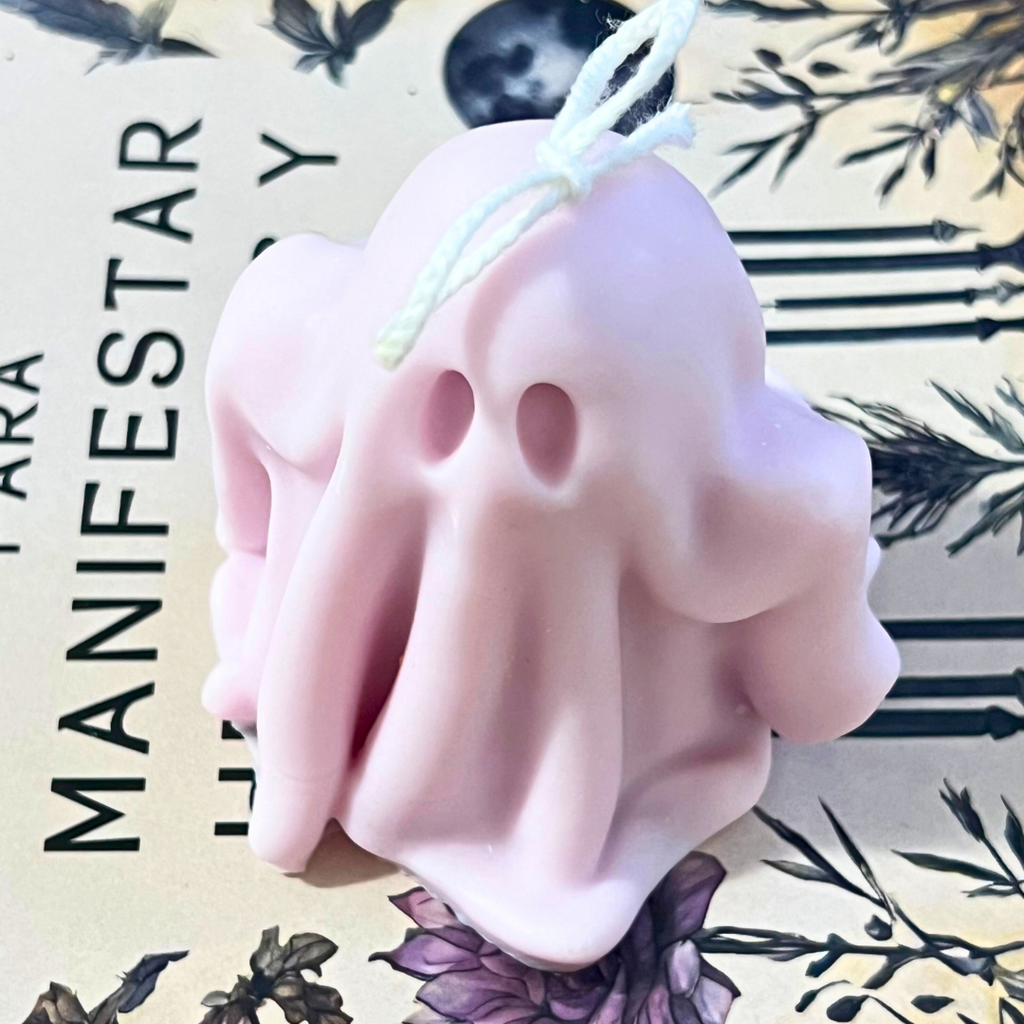 Boo! Ghost Sculptural Soy Candle