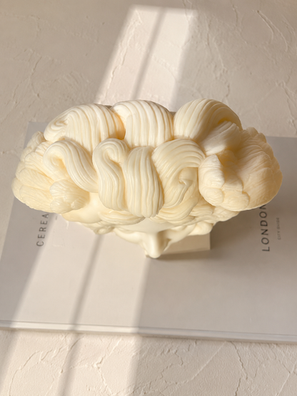Medusa Sculptural Candle – Large Greek Goddess Decor