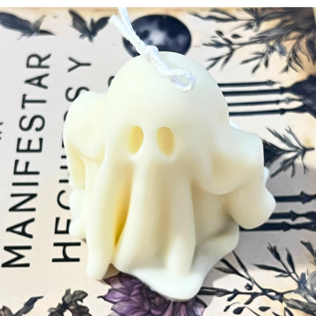 Boo! Ghost Sculptural Soy Candle