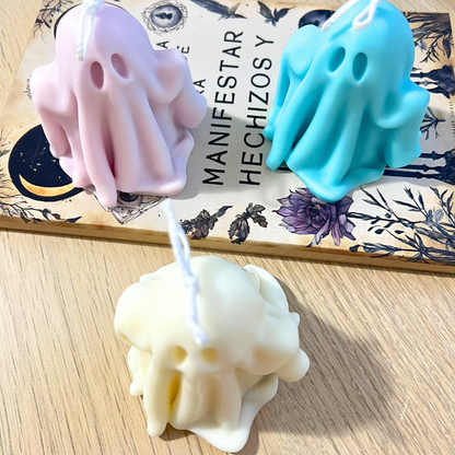 Boo! Ghost Candle