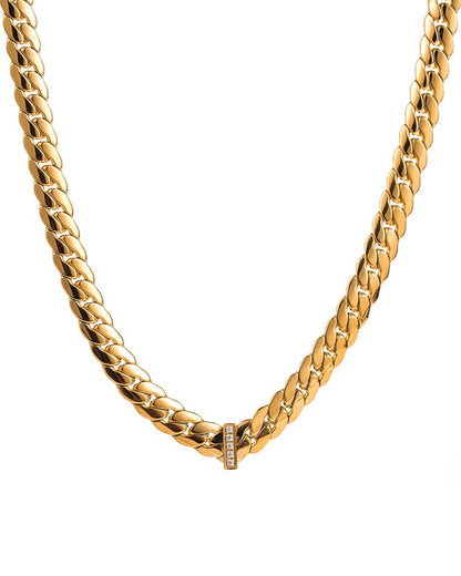 Cuban Flat Chain Necklace