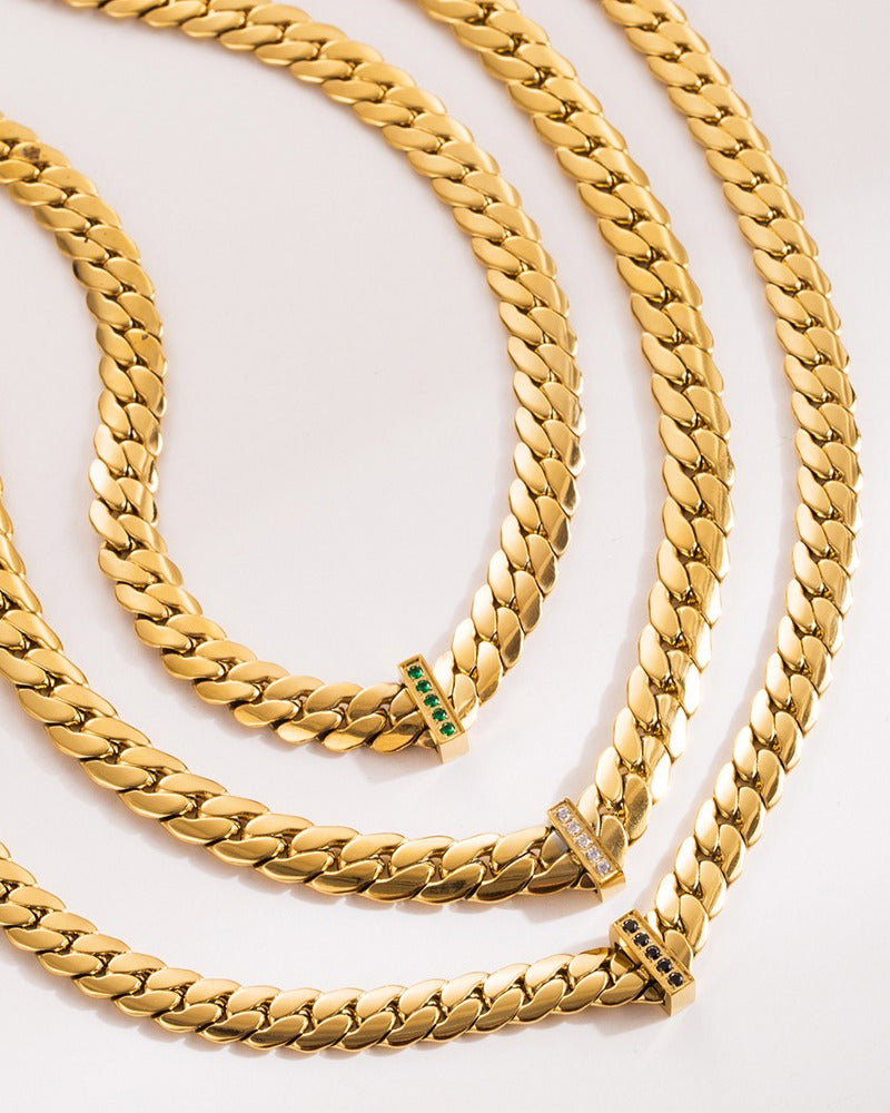 Cuban Flat Chain Necklace