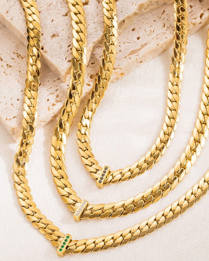 Cuban Flat Chain Necklace