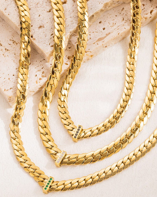 Cuban Flat Chain Necklace