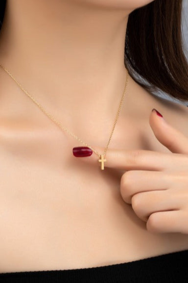 Minimalist Cross Pendant Necklace